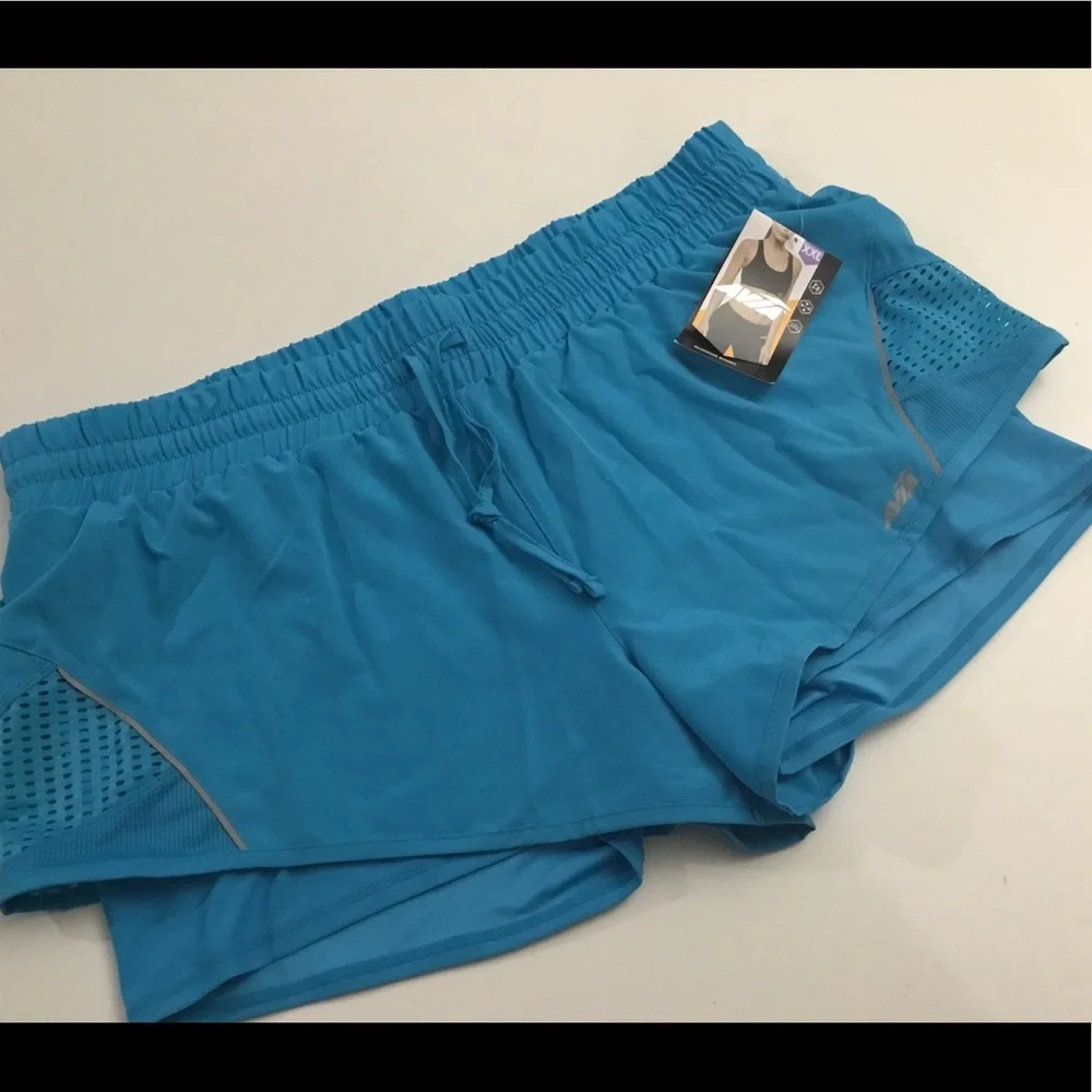 AVIA Running Shorts 2X/20 Fitted inner Layer & Loose Outer Layer - Picture 1 of 6